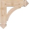 Ekena Millwork Thorton Arts & Crafts Smooth Bracket, Douglas Fir, 3 1/2"W x 16"D x 16"H BKT04X16X16THR03SDF - alternate 4